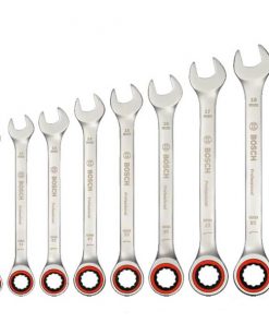 Bộ cờ lê 10 món thép trắng Bosch (1600A02AU0)