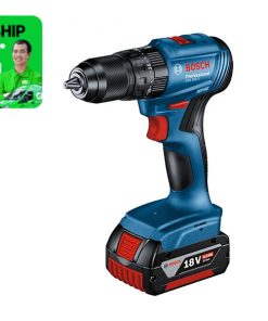 Máy khoan vặn vít pin Bosch GSB 185-LI và phụ kiện