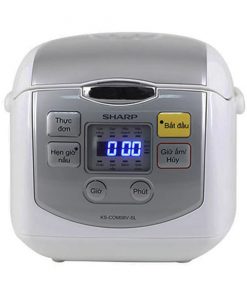 Nồi cơm điện tử Sharp KS-COM08V-SL 0.72 lít