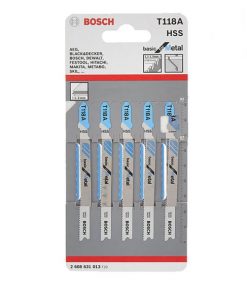 Lưỡi cưa lọng Bosch T 118 A (Bộ 5 lưỡi) 2608631013