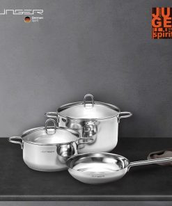 Bộ Nồi Inox 304 Cao Cấp 5 chi tiết Junger CWJ-050