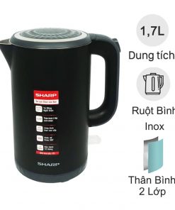 Bình đun siêu tốc Sharp 1.7 lít EKJ-17EVPS-BK