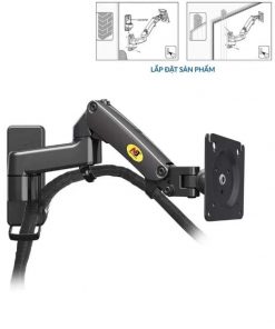 Giá đỡ màn hình F150 (17 – 35inch) – màu xám than mờ