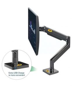 Giá treo màn hình LCD G40 (22″-40″) bạc – đen + USB 3.0