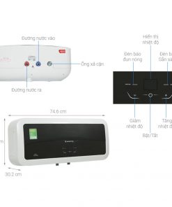 Máy Nước Nóng Gián Tiếp Ariston 30 lít SL2 30 LUX-D WIFI
