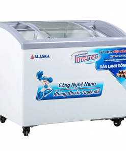 Tủ đông Alaska Inverter kính cong 300 lít KC-210CI