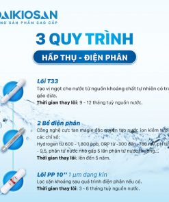 Máy biến đổi nước RO thành nước ion kiềm tươi Daikiosan DN070 (cho vùng pH thấp)