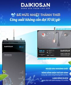 Máy lọc nước RO Dr.H nóng nguội lạnh 3D Daikiosan DN302