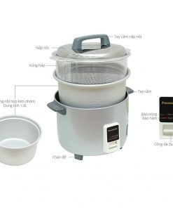 Nồi cơm nắp rời Panasonic 1.8 lít SR-W18GSLRA