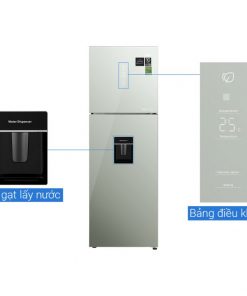 Tủ lạnh Aqua Inverter 347 lít AQR-T390FA(WGM)